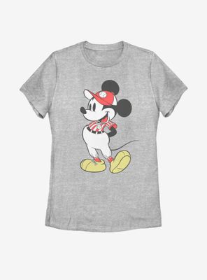 Disney Mickey Mouse Baseball Season Womens T-Shirt