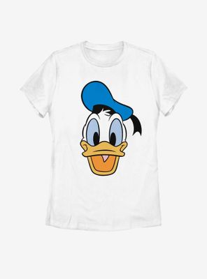 Disney Mickey Mouse Big Face Donald Womens T-Shirt