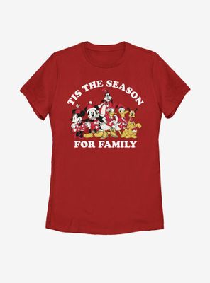 Disney Mickey Mouse Family Season Womens T-Shirt