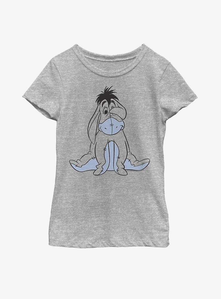 Disney Winnie The Pooh Basic Sketch Eeyore Youth Girls T-Shirt
