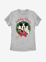 Disney Mickey Mouse Holiday Cheer Aunt Womens T-Shirt