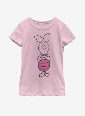 Disney Winnie The Pooh Basic Sketch Piglet Youth Girls T-Shirt