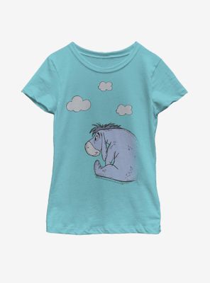 Disney Winnie The Pooh Cloudy Eeyore Youth Girls T-Shirt