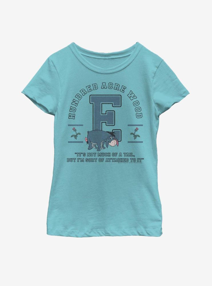 Disney Winnie The Pooh Eeyore Collegiate Youth Girls T-Shirt