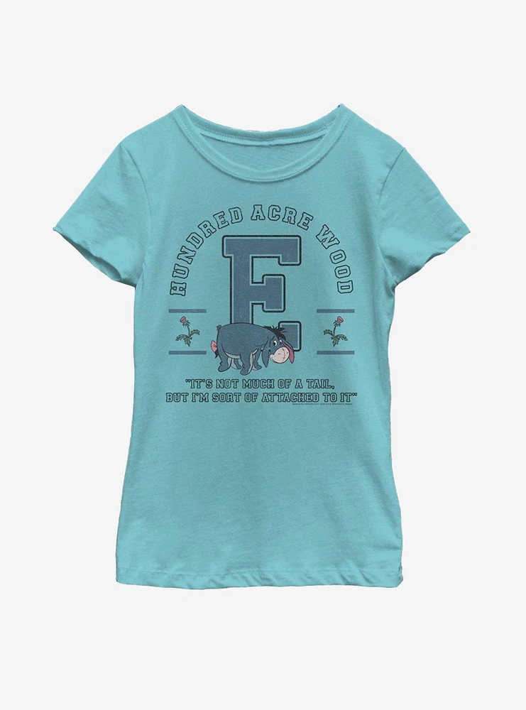 Disney Winnie The Pooh Eeyore Collegiate Youth Girls T-Shirt