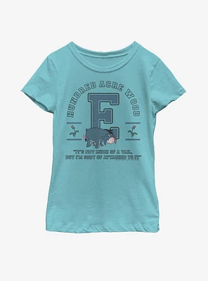 Disney Winnie The Pooh Eeyore Collegiate Youth Girls T-Shirt