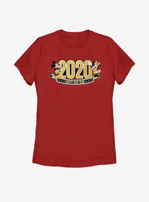 Disney Mickey Mouse And Minnie 2020 Womens T-Shirt