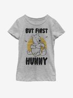 Disney Winnie The Pooh First Hunny Youth Girls T-Shirt