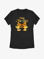 Disney Mickey Mouse And Minnie Kissing Womens T-Shirt