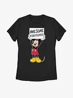 Disney Mickey Mouse Awesome Firefighter Womens T-Shirt