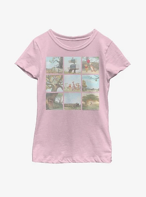 Disney Winnie The Pooh Scenes Youth Girls T-Shirt