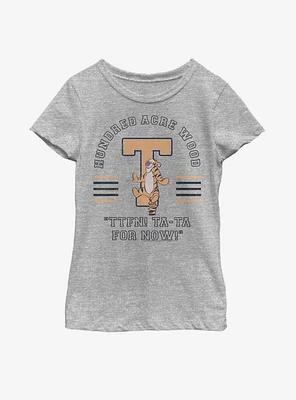 Disney Winnie The Pooh Tigger Collegiate Youth Girls T-Shirt