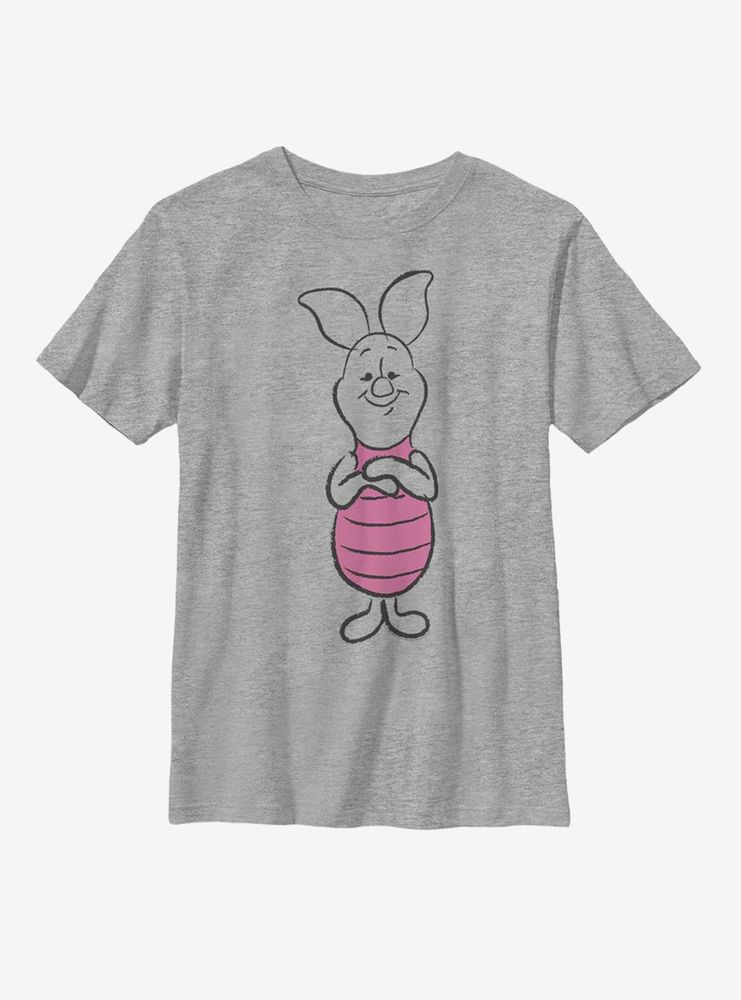 Disney Winnie The Pooh Basic Sketch Piglet Youth T-Shirt