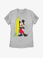 Disney Mickey Mouse Surf Womens T-Shirt