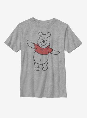 Disney Winnie The Pooh Basic Sketch Youth T-Shirt