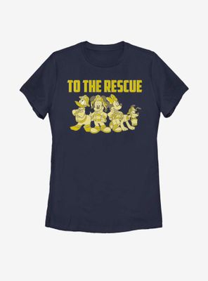Disney Mickey Mouse Thank You Firefighters Womens T-Shirt