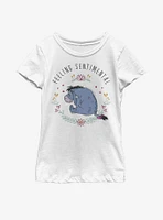 Disney Winnie The Pooh Eeyore Flowers Youth T-Shirt