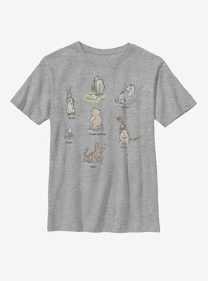 Disney Winnie The Pooh Poster Youth T-Shirt