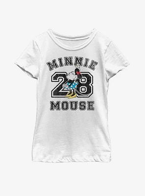 Disney Minnie Mouse Collegiate Youth Girls T-Shirt