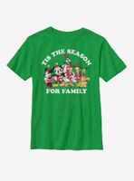 Disney Mickey Mouse Family Season Youth T-Shirt