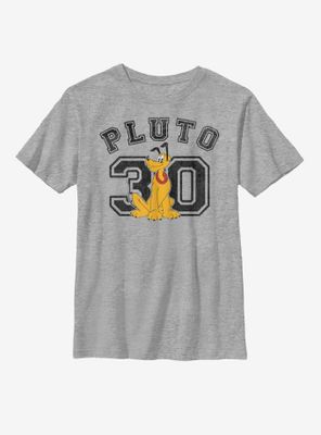 Disney Mickey Mouse Pluto Collegiate Youth T-Shirt