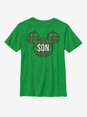 Disney Mickey Mouse Son Holiday Patch Youth T-Shirt