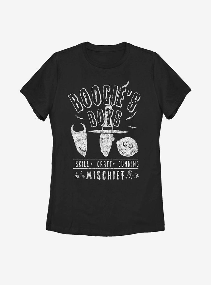 Disney The Nightmare Before Christmas Boogie's Boys Womens T-Shirt