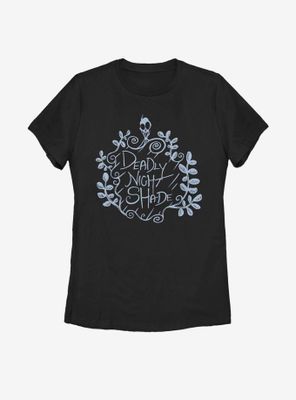 Disney The Nightmare Before Christmas Deadly Night Shade Womens T-Shirt