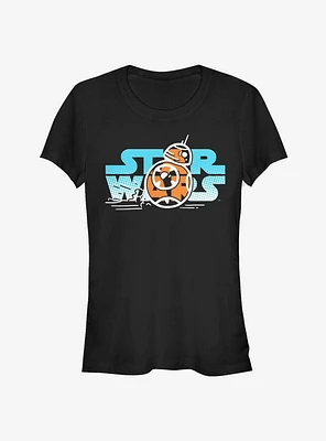 Star Wars BB-8 Logo Girls T-Shirt