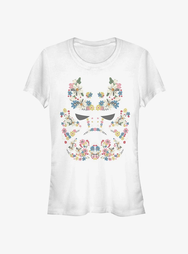 Star Wars Floral Trooper Girls T-Shirt