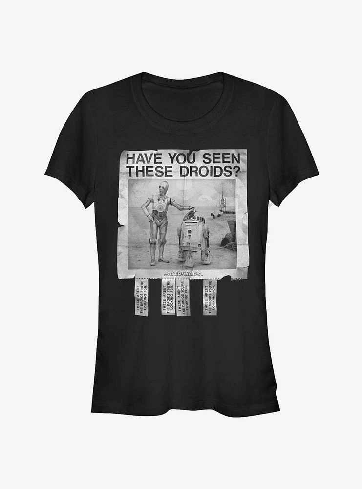 Star Wars Missing Droids Girls T-Shirt