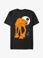 Star Wars AT-AT Walker Full Moon T-Shirt