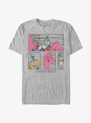 Star Wars Boba Mythosaur Panel T-Shirt