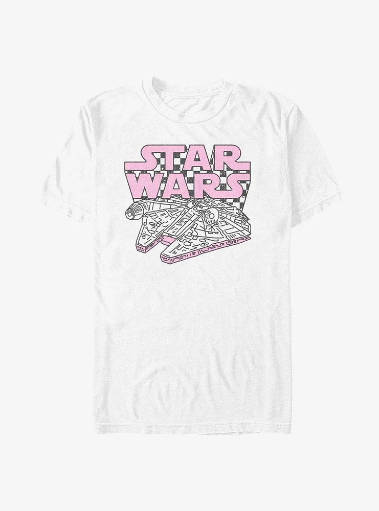 Star Wars Checker Falcon 2 T-Shirt