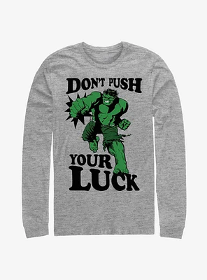 Marvel Hulk Push The Luck Long-Sleeve T-Shirt
