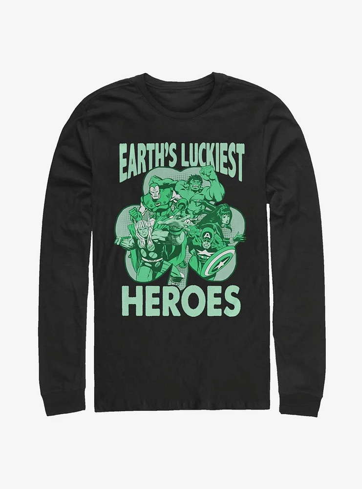 Marvel Avengers Luck Of The Hero Long-Sleeve T-Shirt