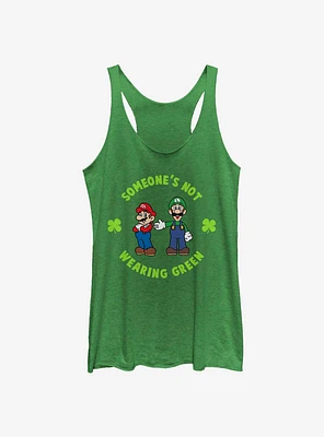 Nintendo Mario Wear Green Girls Tank