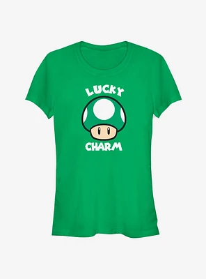 Nintendo Mario Lucky Mushroom Girls T-Shirt