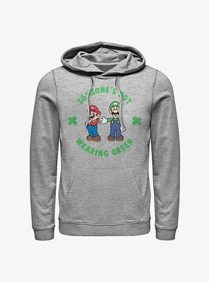 Nintendo Mario Wear Green Hoodie