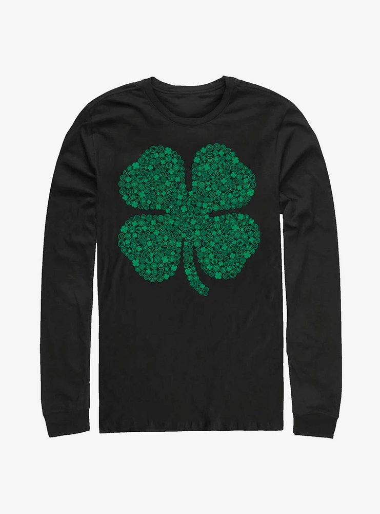 Marvel Avengers Shamrock Icon Long-Sleeve T-Shirt