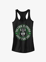 Star Wars Luck Is Strong Girls Tank Top