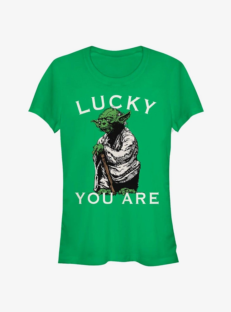 Star Wars Lucky Yoda Girls T-Shirt