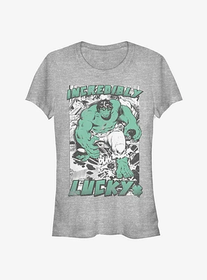 Marvel Hulk Incredibly Lucky Girls T-Shirt