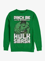 Marvel Hulk Smash Pinch Sweatshirt