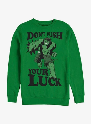 Marvel Hulk Push The Luck Sweatshirt