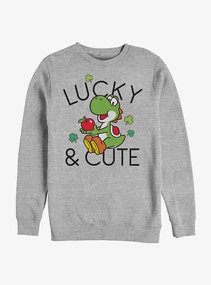 Nintendo Super Mario Lucky And Cute Yoshi Sweatshirt