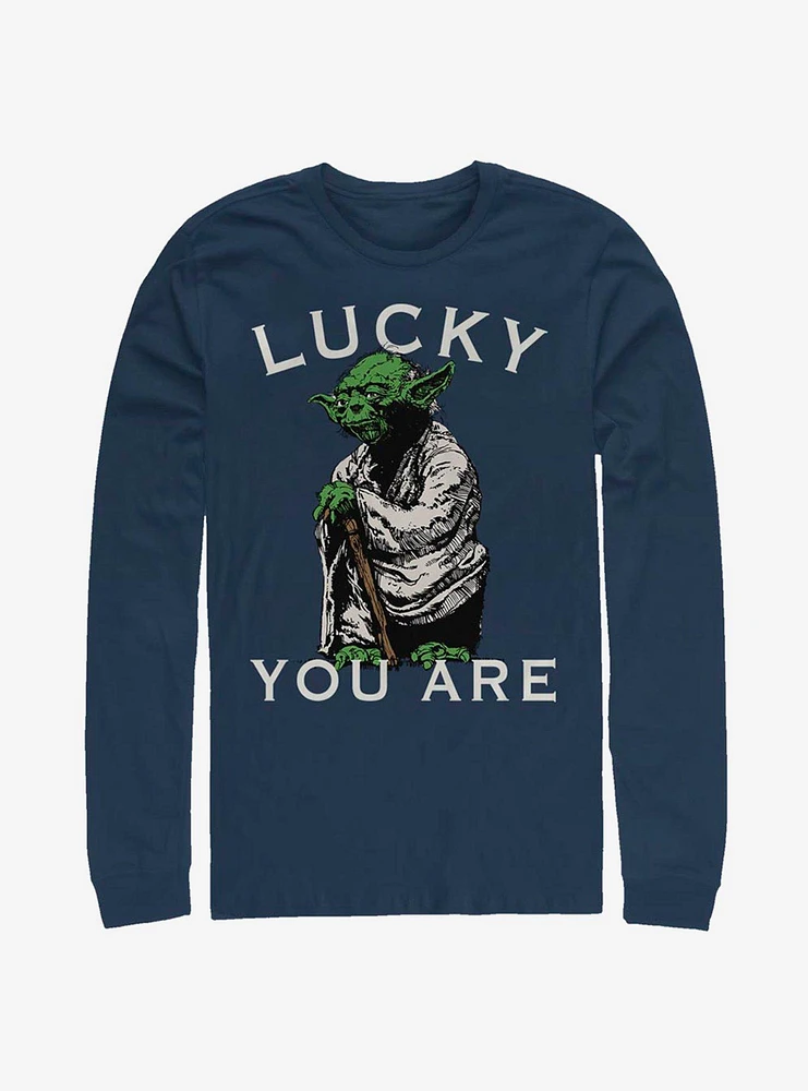 Star Wars Lucky Yoda Long-Sleeve T-Shirt