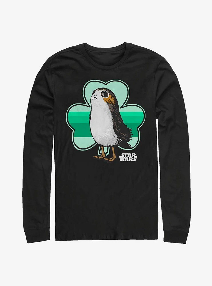 Star Wars Porg Clover Long-Sleeve T-Shirt