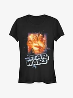 Star Wars Collage Poster Girls T-Shirt