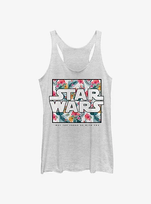 Star Wars Floral Box Girls Tank